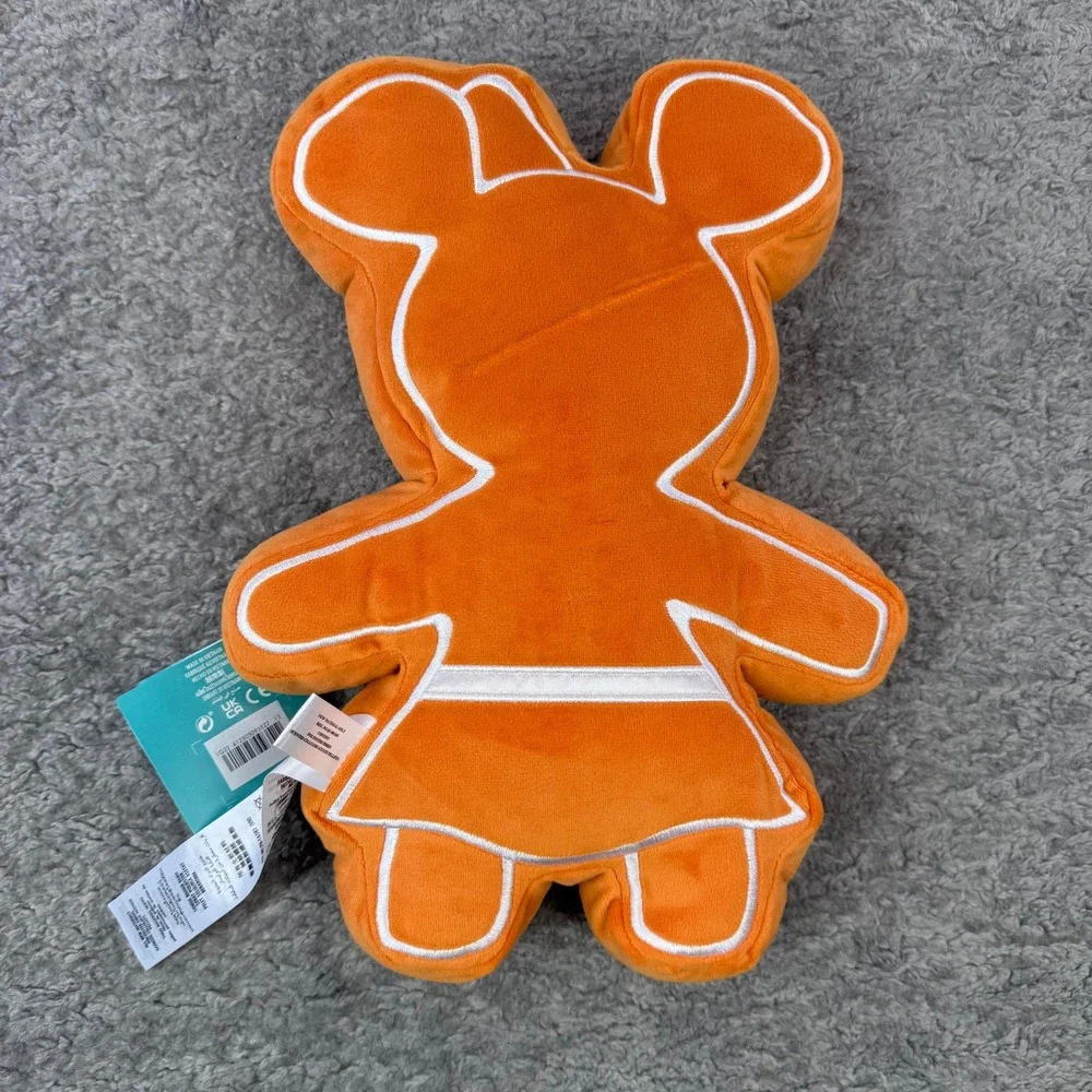 Disney Parks‎ Minnie Mouse Gingerbread Scented Plush Holiday Pillow 12 Inch NEW